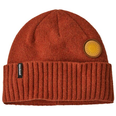 Die Brodeo Beanie ist eine Strickmütze mit einer Original-Patagonia-Grafik. Hält den Kopf schön warm und sieht auch noch gut aus.