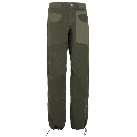 Die Blat 1 VS von E9 ist eine Boulderhose aus weichem Cordstoff, ideal für die kühleren Tage am Fels im Herbst und im Winter