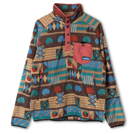 Der Teannaway Fleecepullover von Kavu bringt dir nicht nur den nordamerischen Charme, sondern ist zudem ein belastbarer Outdoor-Begleiter.