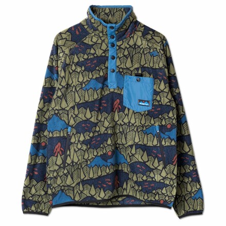 Der Teannaway Fleecepullover von Kavu bringt dir nicht nur den nordamerischen Charme, sondern ist zudem ein belastbarer Outdoor-Begleiter.