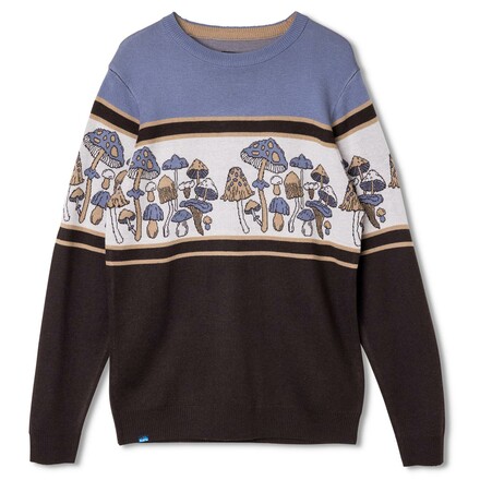 Der gemütliche und warme Highline Pullover von Kavu ist die stylische Varinte des Ugly Sweaters und zieht alle Blicke auf sich.