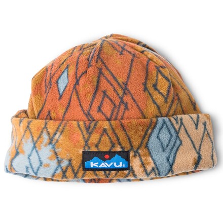 Die Kavu North Inlet aus strapazierfähigem und wärmendem Polarfleece ist eine gelungene Abwechslung in der Beanie-Landschaft. In klassischen Kavu-Prints.