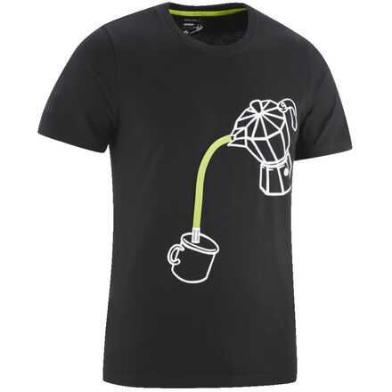 Das Edelrid Rope T-Shirt Climber hat ein schönes Motiv mit echten Seilresten und sitzt sehr bequem. Jetzt im Klettershop online bestellen