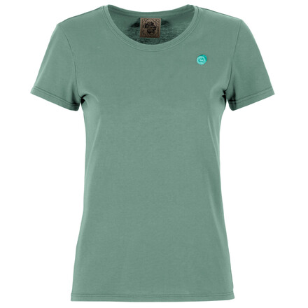 Das bequeme und robuste E9 Women’s Marilyn T-Shirt ist dein zuverlässiger Begleiter für ausgedehnte Kletterrunden und aktive Freizeitgestaltung.