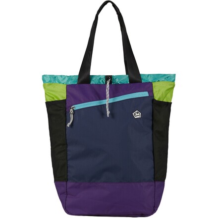 Der E9 Bagpack ist eine strapazierfähige und farbenfrohe Tasche auf der Schnittstelle zwischen Rucksack und Totebag. Vielseitig einsetzbar!