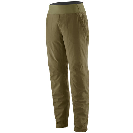 Die Caliza Rock Pants von Patagonia für Frauen ist eine ideale Kletterhose für lange Klettertage am Fels. Sie punktet durch viele Einstellmöglichkeiten.
