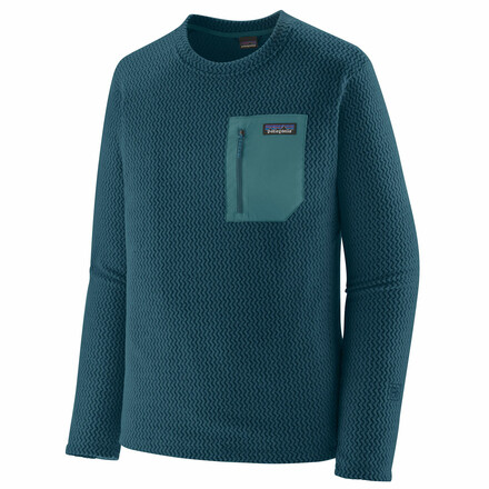 Mit dem Patagonia R1 Air Crew hast du einen hochfunktionellen Fleecepullover, der dich in den kalten Jahreszeiten perfekt begleitet.