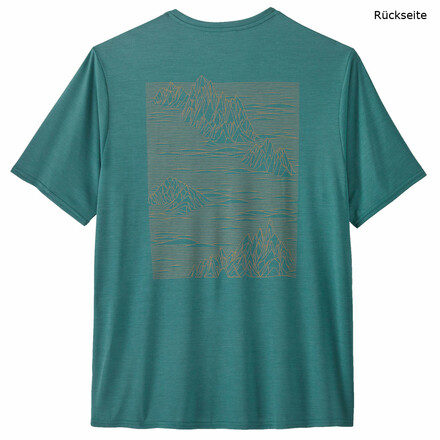 Das Capilene Cool Daily Graphic T-Shirt von Patagonia ist dein Allrounder für den Outdoorspaß bei gutem Wetter und punktet mit hoher Atmungsaktivität