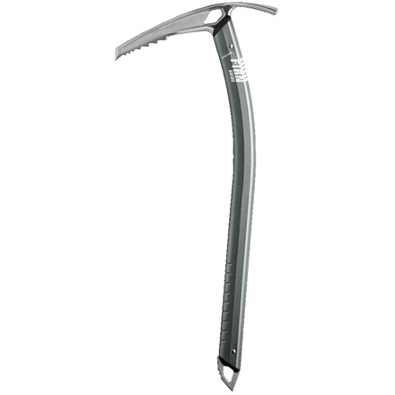  Der Edelrid Firn Guide ist ein leicht gekrümmter Eispickel mit viel Power, perfekt geeignet für anspruchsvolle Hochtouren.