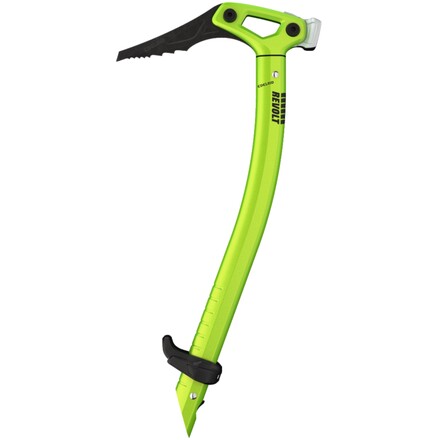  Der Edelrid Revolt ist ein technischer Eispickel zum Skibergsteigen und Bergsteigen für Touren in anspruchsvollem und steilem Gelände.
