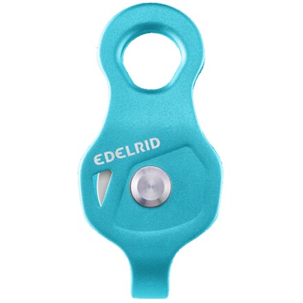  Die Edelrid Neelix ist eine kleine und äußerst robuste Seilrolle, die einen hohen Wirkungsgrad hat und multifunktional verwendbar ist.