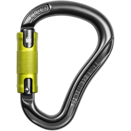  Der Ocun Eagle HMS Twist HMS-Karabiner ist ein ergonomisch geformter, zuverlässiger Karabiner mit Twistlock-Verschluss.