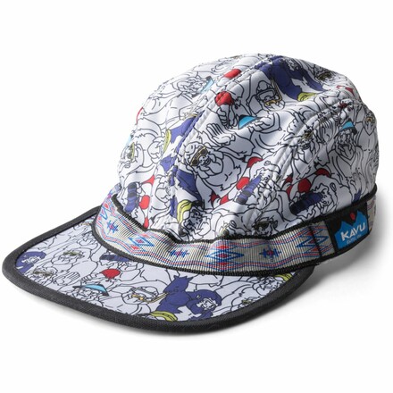Die Kavu Synthetic Strapcap ist eine robuste und wassertaugliche Basecap im klassischen Kavu-Style. Mit umlaufendem Gurtband und am Hinterkopf einstellbar.