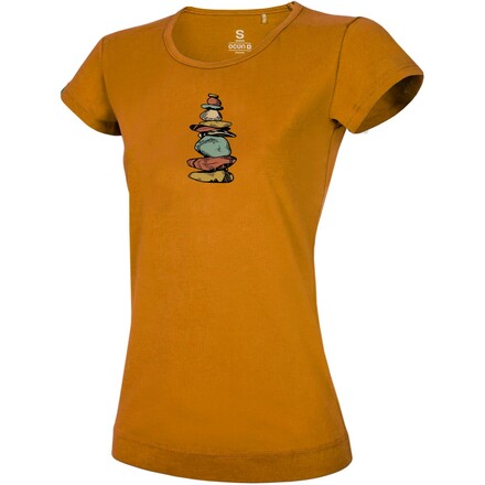 Das Ocun Women's Classic T ist ein Baumwoll-T-Shirt mit Print und hervorragendem Tragekomfort für Komfort und Stil bei jeder Aktivität.