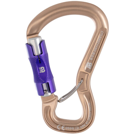 Der Beal Orient Express Bi Matic ist ein Verschlusskarabiner mit innenliegendem Gate, wodurch der Karabiner an der Einbindeschlaufe nicht verrutscht.