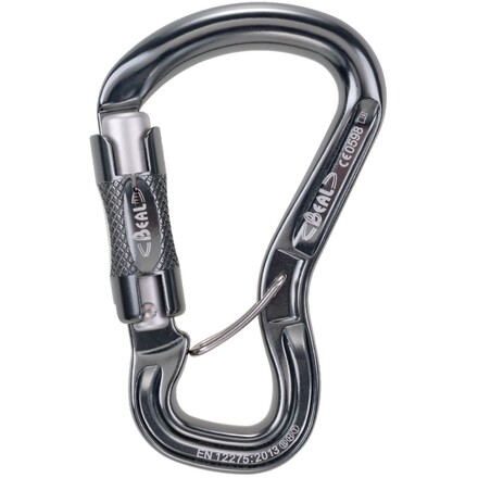  Der Beal Orient Express Bi Matic ist ein Verschlusskarabiner mit innenliegendem Gate, wodurch der Karabiner an der Einbindeschlaufe nicht verrutscht.