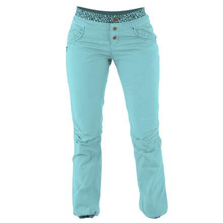 Die Nograd Women's Sahel Kletterhose hat einen elastischen Bund und schmal geschnittene Beine – perfekt zum Bouldern. Im Klettershop online bestellen