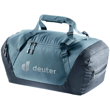 Die Deuter Duffel 50 ist eine kompakte und robuste Reisetasche, die sich auch wie ein Rucksack tragen lässt. Ideal für Kurztrips und den aktiven Alltag.