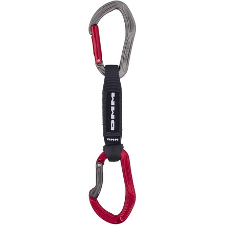  Das DMM Alpha Sport Express-Set ist für Sportkletterer gemacht und verfügt über eine robuste Nylon Schlinge, sowie ergonomisch geformte Karabiner