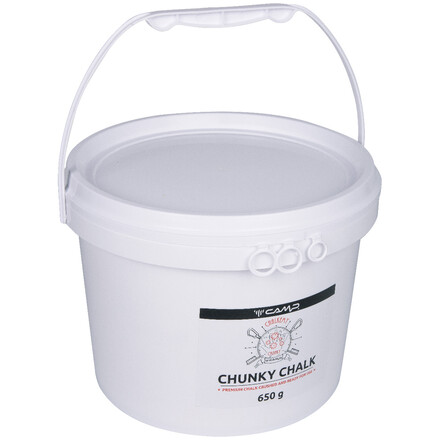 Das Chunky Chalk von Camp ist ideales Magnesia für Freunde der Mehrseillängenkletterer. Bleibt in allen Klettersituationen lange haften.