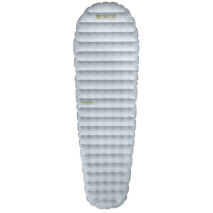 Die Nemo Tensor  Elite Ultralight Sleeping Pad ist eine besonders leichte Isomatte für schmale Abenteurer. Flüsterleise und easy aufgepumpt!