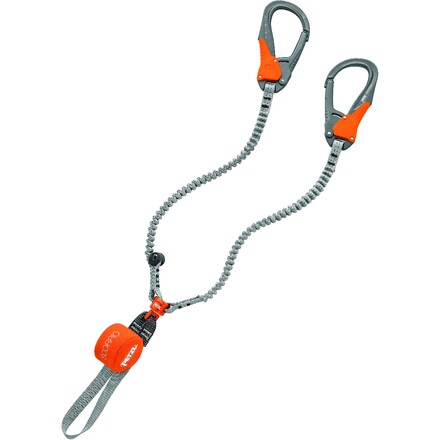  Das Petzl Scorpio Eashook SW ist ein komfortables Klettersteigset, das mit Eashook-Karabinern und einem integrierten Wirbel ausgestattet ist.
