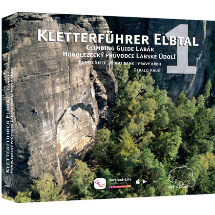 Der Geoquest Verlag Kletterführer Elbtal 1 ist der erste Kletterführer, der das Elbtal in Topo-Form präsentiert und auch leichtere Routen vorstellt.