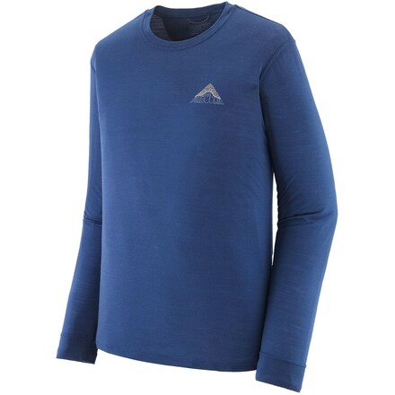 Das Patagonia L/S Cap Cool Merino Blend Graphic Shirt mit RWS-zertifizierter Merinowolle ist atmungsaktiv, feuchtigkeitsableitend und super bequem!