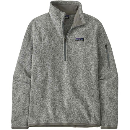  Der Patagonia Women's Better Sweater 1/4 Zip Fleecepullover eignet sich perfekt als Midlayer oder auch einzeln, wenn du Outdoor unterwegs bist