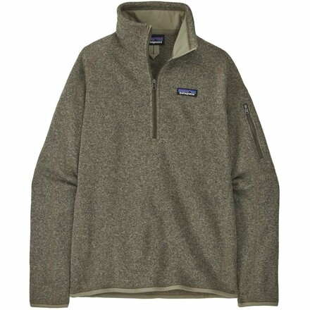 Der Patagonia Women's Better Sweater 1/4 Zip Fleecepullover eignet sich perfekt als Midlayer oder auch einzeln, wenn du Outdoor unterwegs bist