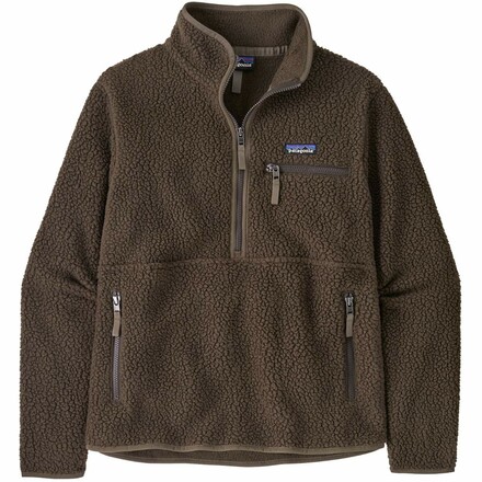 Für echte Retro-Vibes und viel Wärme sorgt der kuschelige Patagonia Women's Retro Pile Marsupial Fleecepullover aus doppellagigem Webpelz-Fleece.