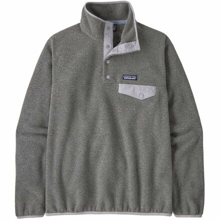 Warmer und weicher Fleecepullover aus recyceltem Synchilla Polyester und einem wärmenden Stehkragen ideal für die kalten Jahreszeiten.