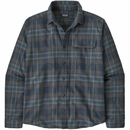 Das Patagonia Cotton in Conversion Lightweight Fjord Flannel Langarmshirt ist ein zeitloses und weiches Baumwollhemd mit dezenter Brusttasche und Kragen.
