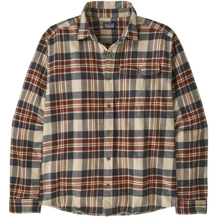 Das Patagonia Cotton in Conversion Lightweight Fjord Flannel Langarmshirt ist ein zeitloses und weiches Baumwollhemd mit dezenter Brusttasche und Kragen.