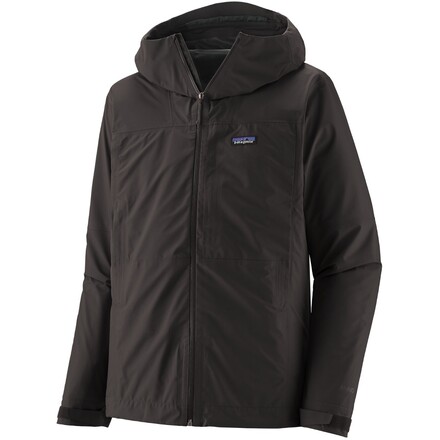 Die Patagonia Boulder Fork Rain Jacket Hardshelljacke ist sehr leicht und atmungsaktiv und eignet sich für lange Trekkingtouren auch im alpinen Bereich.