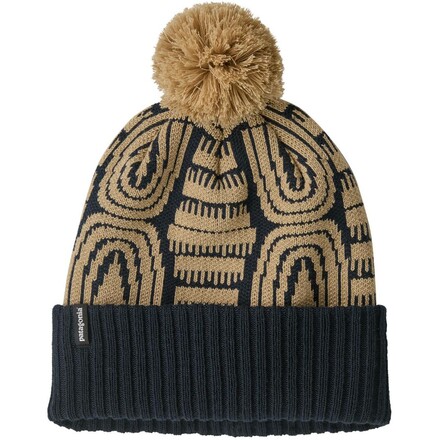Die Powder Town Beanie ist eine Mütze mit Hingucker-Effekt. Patagonia hat ihr einen Bommel gegönnt. Neben gutem Aussehen sorgt sie für einen warmen Kopf.