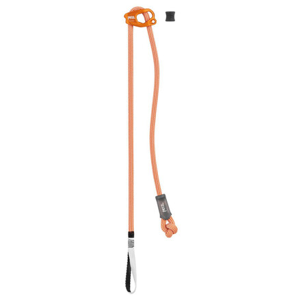 Die Petzl Connect Adjust ist eine in der Länge verstellbare Standplatzschlinge aus Dynamikseil. Sie reduziert den Fangstoss und ist leicht aufzubauen