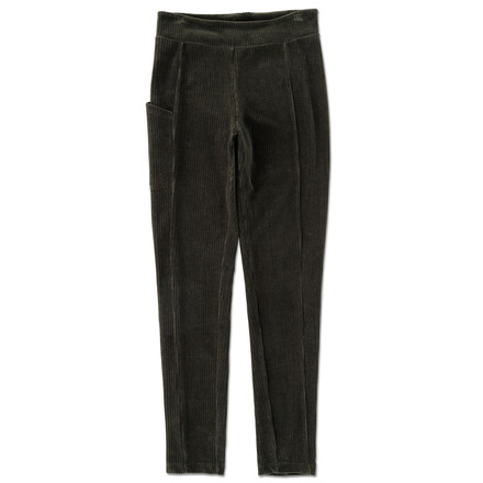 Die Kavu Women's Winterton ist eine bequeme und gut sitzende Leggings aus strapazierfähigem Cord. Mit hohem Bund und einer praktischen Tasche am Bein.