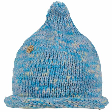 Die Condom ist ein schicke Mütze mit bunten Farbspiel und einem namensgebenden Zipfelchen, die einfach ein Lächeln ins Gesicht zaubert.