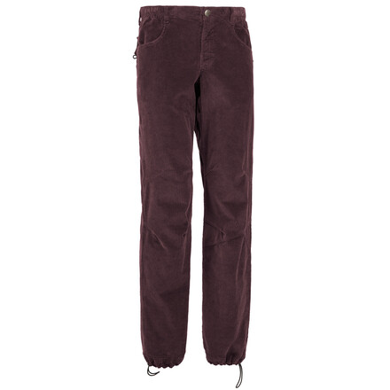 Die E9 Mont 1-V ist eine robuste und sehr bequeme Kletterhose aus Cord mit einer ordentlichen Portion Style. Mit vorgeformten Knien.