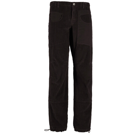 Die E9 Blat 3 VS ist eine bequeme Kletterhose aus sehr robustem und lässigem Cord. Mit den ikonischen Hosentaschen vorne und hinten!