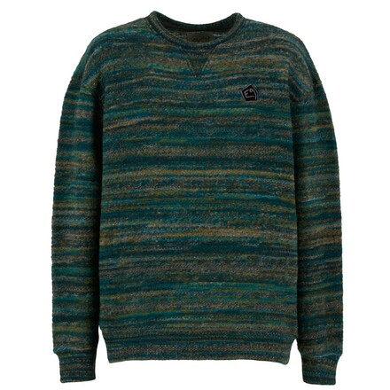 Der E9 Charles ist ein kuscheliger und zugleich robuster Pullover mit hohem Wollanteil. Temperaturausgleichend und schmutzabweisend zugleich.