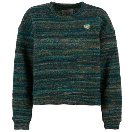 Der E9 Women’s Mei ist ein bequemer und robuster Pullover mit einem hohen Wollanteil. Temperaturausgleichend und daher Ideal für kühle Tage am Felsen.