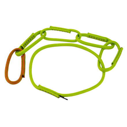 Die Metolius Dynamic PAS ist eine Selbstsicherungsschlinge aus dynamischen Kletterseil. Leicht, robust und smart mit Farbmarkierungen.