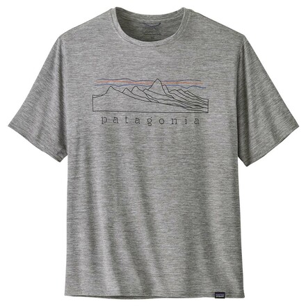 Das Capilene Cool Daily Graphic T-Shirt von Patagonia ist dein Allrounder für den Outdoorspaß bei gutem Wetter und punktet mit hoher Atmungsaktivität 