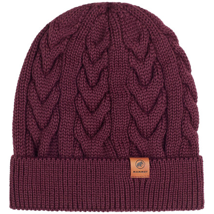Das Valbella Beanie ist eine schicke Strickmütze aus Merinowolle, die ideal für die kalten Tage am Fels und in der Stadt ist.