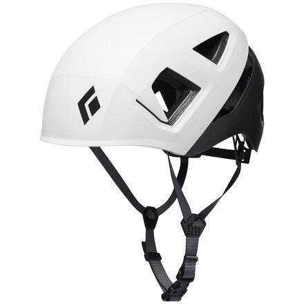 Robuster Kletterhelm mit recycelten Materialien, hoher Seiten- und Rückschutz, ideal für intensives Bergsteigen, Klettertouren und alpine Abenteuer.