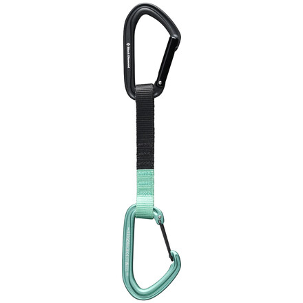 Das Black Diamond Hotforge Hybrid Quickdraw Express-Set ist vielseitig beim Sportklettern oder im alpinen Gelände einsetzbar.