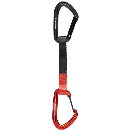 Das Black Diamond Hotforge Hybrid Quickdraw Express-Set ist vielseitig beim Sportklettern oder im alpinen Gelände einsetzbar.