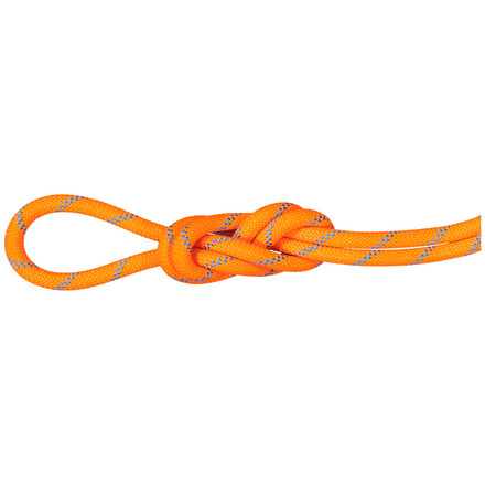 Das Mammut 8.7 Alpine Sender Dry Rope Kletterseil ist ein robuster Allrounder und sowohl als Einfachseil, wie auch als Halb- und Zwillingsseil zugelassen.